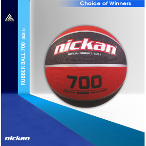 RUBBER BALL" 6" SIZE NICKAN RUBBER BALL" 6" SIZE NICKAN