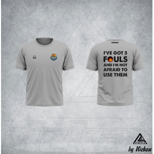  T  SHIRT Nickan MAXIBASKETBALL - NOT AFRAID