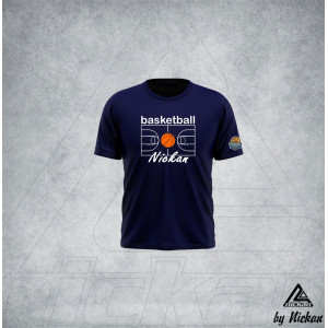  T  SHIRT Nickan MAXIBASKETBALL - COURT