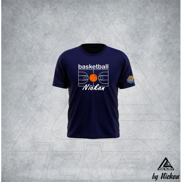  T  SHIRT Nickan MAXIBASKETBALL - COURT