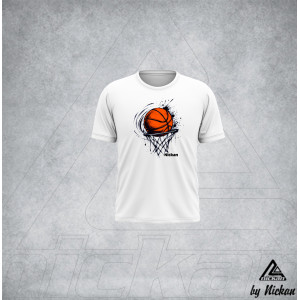  T  SHIRT Nickan MAXIBASKETBALL - ALL NET