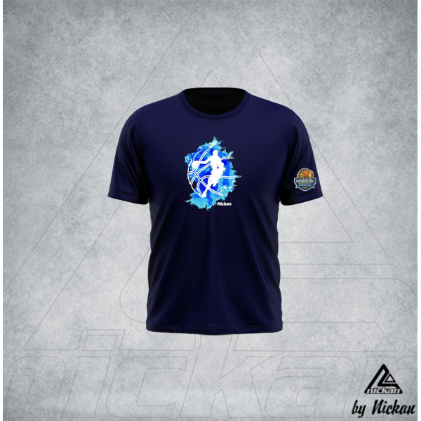  T  SHIRT Nickan MAXIBASKETBALL - UNIVERSE